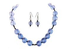 Load image into Gallery viewer, Berry Blue Drops Jewelry Set - Sasha L JEWELS LLC