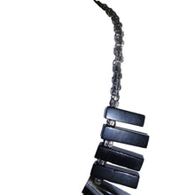 Load image into Gallery viewer, Black Mamba Fan Necklace - Sasha L JEWELS LLC