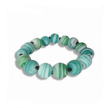 Load image into Gallery viewer, Aqua Glass Bangle - Sasha L JEWELS LLC