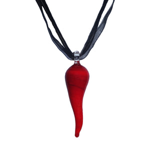Ribbon Glass Pendant Chokers - Sasha L JEWELS LLC