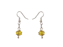 Load image into Gallery viewer, Dancing Spiral Glass Stunner Earrings - Single - Sasha L JEWELS LLC