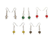 Load image into Gallery viewer, Dancing Spiral Glass Stunner Earrings - Single - Sasha L JEWELS LLC