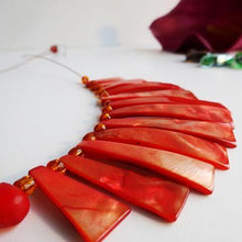 Load image into Gallery viewer, Firebird Fan Choker - Sasha L JEWELS LLC