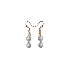 Load image into Gallery viewer, Frosted Crystal Pearl Set - Sasha L JEWELS LLC