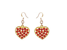 Load image into Gallery viewer, Heart Charm Earrings - Sasha L JEWELS LLC