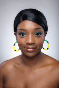 Jamaica Earring Hoops - Sasha L JEWELS LLC