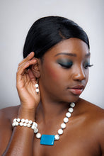 Load image into Gallery viewer, White Obsidian Earrings - Sasha L JEWELS LLC