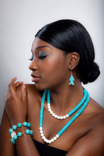 Load image into Gallery viewer, Turquoise Temptress Round - Sasha L JEWELS LLC
