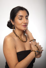 Load image into Gallery viewer, Tiger's Eye Cascade Earrings - Sasha L JEWELS LLC