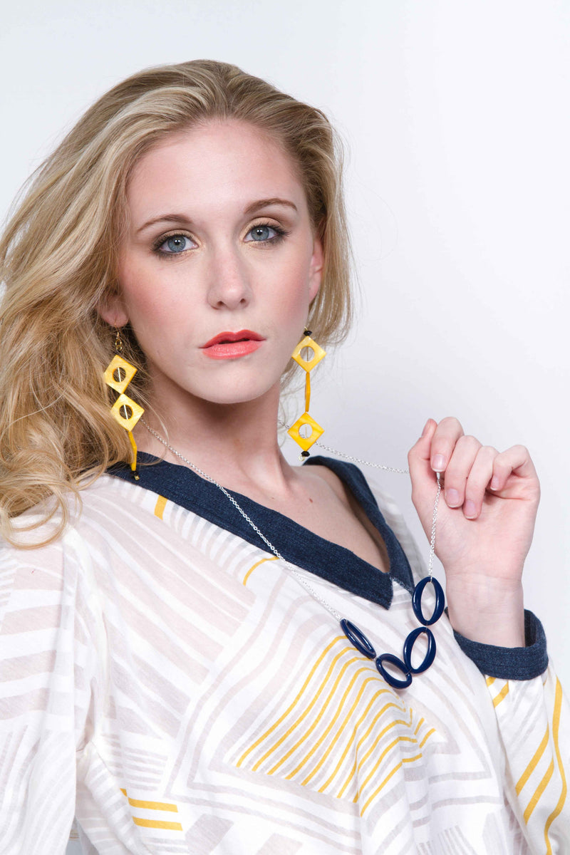 Triangle Illusion Earrings Sasha L JEWELS LLC