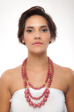 Load image into Gallery viewer, Triple Desert Blush Necklace - Sasha L JEWELS LLC