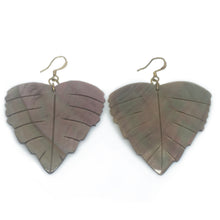 Load image into Gallery viewer, Iridescent Leaf Earrings - Sasha L JEWELS LLC