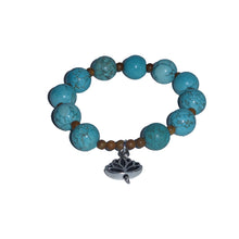 Load image into Gallery viewer, Turquoise Jasper Charm Bangle - Sasha L JEWELS LLC