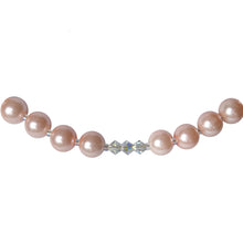 Load image into Gallery viewer, Soft Pink Crystal Pearl Set - Sasha L JEWELS LLC