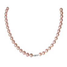 Load image into Gallery viewer, Soft Pink Crystal Pearl Set - Sasha L JEWELS LLC