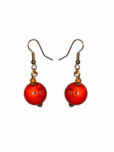 Load image into Gallery viewer, Glass Ornament Earrings - Sasha L JEWELS LLC