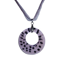 Load image into Gallery viewer, Ribbon Glass Pendant Chokers - Sasha L JEWELS LLC
