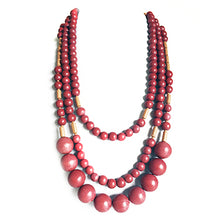 Load image into Gallery viewer, Triple Desert Blush Necklace - Sasha L JEWELS LLC
