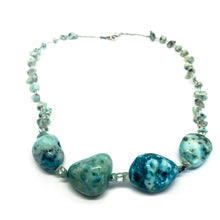 Load image into Gallery viewer, Turquoise Stone Choker - Sasha L JEWELS LLC