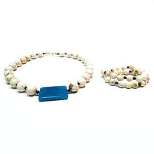 Load image into Gallery viewer, White Obsidian Bangles (set of 2) - Sasha L JEWELS LLC