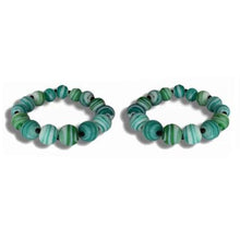 Load image into Gallery viewer, Aqua Glass Bangle - Sasha L JEWELS LLC