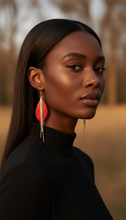 Load image into Gallery viewer, Bling Leaf Earrings