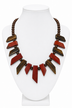 Load image into Gallery viewer, Brownstone Fan Necklace