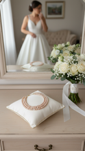 Load image into Gallery viewer, Champagne Crystal Pearl Jewelry Set – Triple