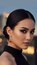 Load image into Gallery viewer, Dancing Spiral Glass Stunner Earrings - Single
