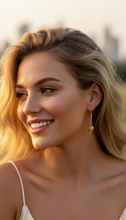 Load image into Gallery viewer, Dancing Spiral Glass Stunner Earrings - Single