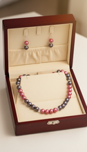Load image into Gallery viewer, Elegant Cherry Pearl Jewelry Set
