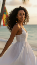 Load image into Gallery viewer, Grenada Hoop Earrings – Heritage Pride Collection – Caribbean Carnival – Cultural Pride Jewelry