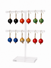 Load image into Gallery viewer, Glass Ornament Earrings