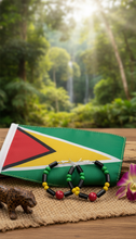Load image into Gallery viewer, Guyana Jewelry Earrings Fashion for Guyanese Pride 