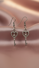 Load image into Gallery viewer, Key to My Heart Earrings