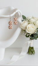 Load image into Gallery viewer, Pearl Fleur Earrings
