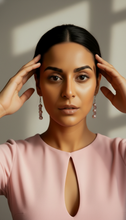 Load image into Gallery viewer, Glass Pearl Earrings