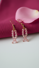 Load image into Gallery viewer, Pink Swarovski Earrings