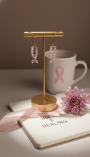 Load image into Gallery viewer, Pink Swarovski Earrings