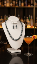 Load image into Gallery viewer, Platinum Glass Pearl Jewelry Set