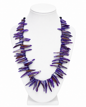 Load image into Gallery viewer, Purple Shell Dynasty Necklace