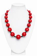 Load image into Gallery viewer, Red Onyx Pop Necklace