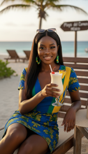 Load image into Gallery viewer, St. Vincent and the Grenadines Hoop Earrings – Heritage Pride Collection – Caribbean Carnival – Cultural Pride Jewelry