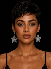 Load image into Gallery viewer, Star Wire Earrings- Single