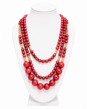 Load image into Gallery viewer, Triple Desert Blush Necklace
