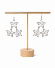 Load image into Gallery viewer, Star Wire Constellation Earrings