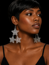 Load image into Gallery viewer, Star Wire Constellation Earrings