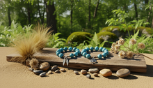Load image into Gallery viewer, Turquoise Jasper Charm Bangle