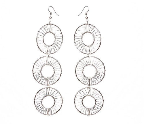 Donut Wire Earrings - Triple - Sasha L JEWELS LLC