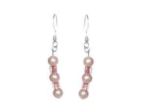 Glass Pearl Earrings - Sasha L JEWELS LLC